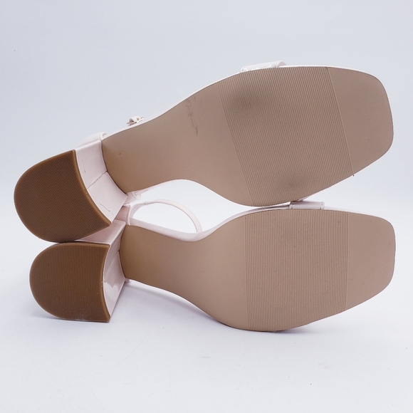 Madden Girl STAR Block Heel Platform Sandal Ankle Strap Square Toe Pink Size 11 - Picture 8 of 13